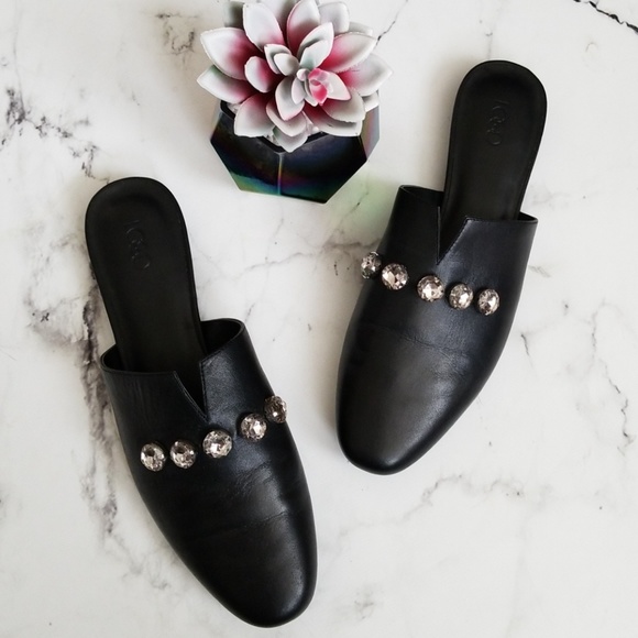 LOGO by Lori Goldstein Shoes - LOGO by Lori Goldstein Black Jakie Mules